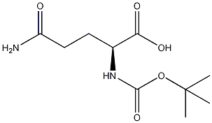 N(α)-Boc-D-谷氨酸结构式