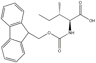 芴甲氧羰基-L-异亮氨酸结构式