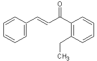 2-苄亚甲基-1-四氢萘酮结构式