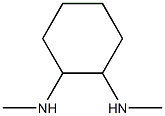 反-N,N'-二甲基环己烷-1,2-二胺结构式