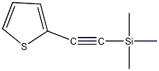 2-[(三甲基甲硅烷基)乙炔基]噻吩结构式