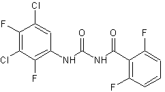 氟苯脲结构式