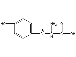 D-酪胺酸结构式