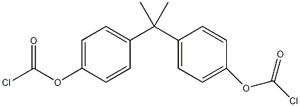 2,2-双(4-氯甲酰基苯氧基)丙烷结构式