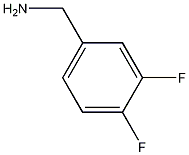 3,4-二氟苯甲胺结构式