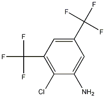 2-氯-3,5-二(三氟甲基)苯胺结构式