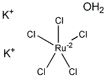 五水氯钌(III)酸钾结构式