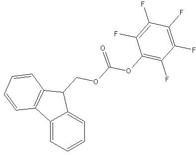9-芴基甲基五氟苯基碳酸酯结构式