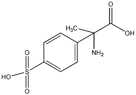 (±)-α-甲基-(4-磺苯)甘氨酸结构式