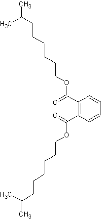 邻苯二甲酸二异壬酯结构式