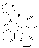 (苯甲酰基甲基)三苯基溴化膦结构式