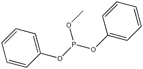 二苯基亚磷酸甲酯结构式