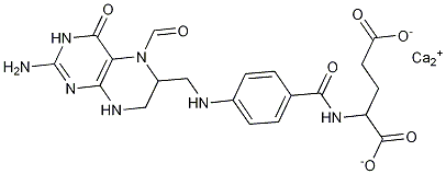 亚叶酸钙结构式
