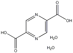 2,5-吡嗪二羧酸二水结构式