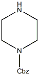 1-哌嗪羧酸苯甲酯结构式