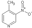 4-甲基-3-硝基吡啶结构式