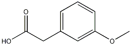 3-甲氧基苯乙酸结构式