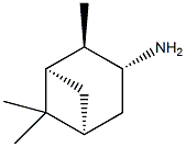 (1R,2R,3R,5S)-3-蒎烷胺结构式