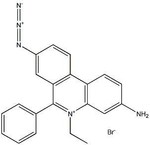 溴化乙锭单叠氮溴结构式