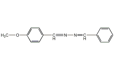 1-(4-甲氧基苯)-2-苄烯肼结构式
