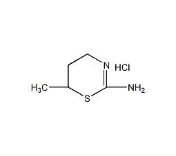 2-氨基-5,6-二氢-6-甲基-4H-1,3-噻嗪结构式