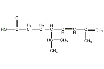 4-Isopropyl-7-methyl-5,7-octadienoic acid