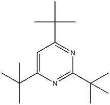 2,4,6-三叔丁基嘧啶结构式