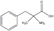 α-甲基-DL-苯丙氨酸结构式