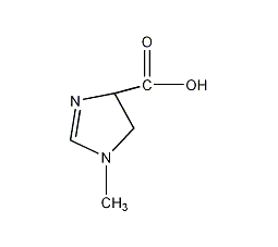 1-甲基-1H-咪唑-4-甲酸结构式