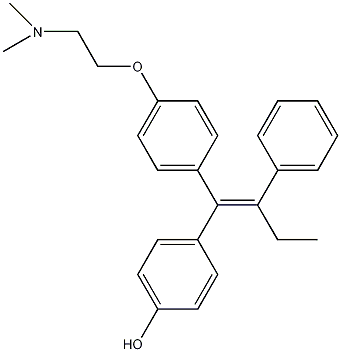 (Z)-4-羟基三苯氧胺结构式