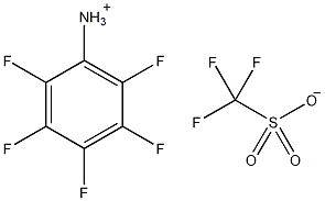 五氟苯胺三氟甲烷磺酸盐结构式