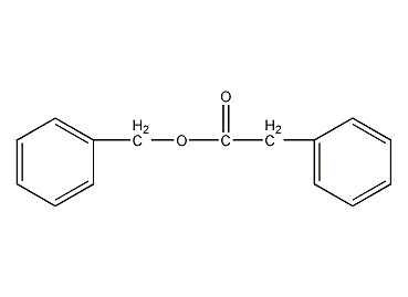 苯乙酸苯甲酯结构式