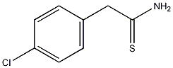 4-氯苯基硫代乙酰胺结构式