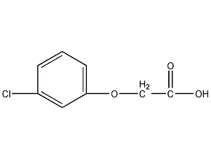 3-氯苯氧基乙酸结构式
