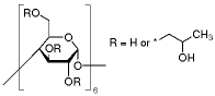 (2-羟丙基)-α-环糊精结构式
