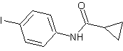 N-(4-碘苯基)环丙烷甲酰胺结构式