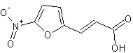 3-(5-硝基-2-呋喃基)丙烯酸结构式