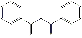 1,3-二(2-吡啶)-1,3-丙烷二酮结构式