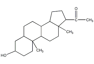 别孕烯醇酮结构式