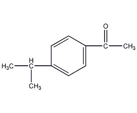 4'-异丙基苯乙酮结构式