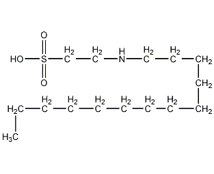 3-(十二烷基氨基)-1-丙磺酸结构式
