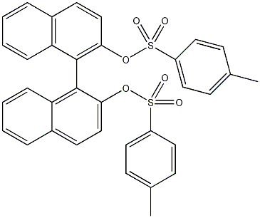 对-甲苯磺酰氧基-1,1,-二萘结构式