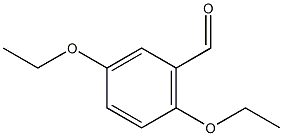 2,5-二乙氧基苯甲醛结构式