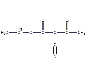 2-氰基乙酰乙酸乙酯结构式