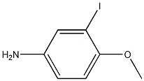 3-碘-4-甲氧基苯胺结构式