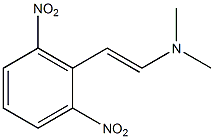 (N,N-二甲氨基)乙烯基-2,6-二硝苯结构式