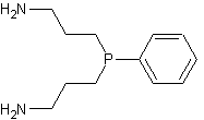 双(3-氨丙基)苯磷结构式