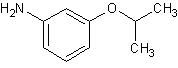 3-异丙氧基苯胺结构式