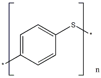 聚(P-硫代亚苯基)结构式