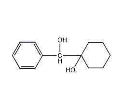 1-(羟基-苯基甲基)环已醇-1-醇结构式